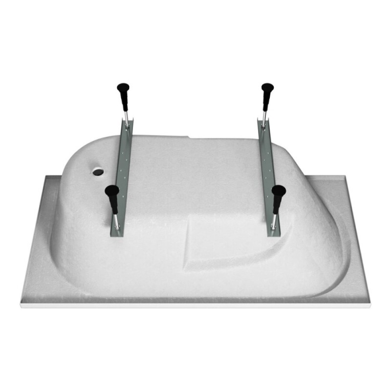Ванна акриловая Vincea VBT-2A150-LG, 150 x 75 см, с ножками, белая