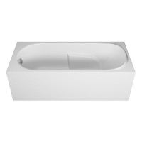 Ванна акриловая Vincea VBT-2A170, 170 x 75 см, без опоры, белый