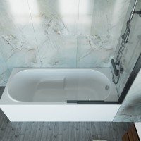Ванна акриловая Vincea VBT-2A170-FR, 170 x 75 см, белая