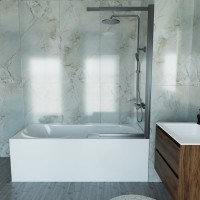 Ванна акриловая Vincea VBT-2A170-FR, 170 x 75 см, белая