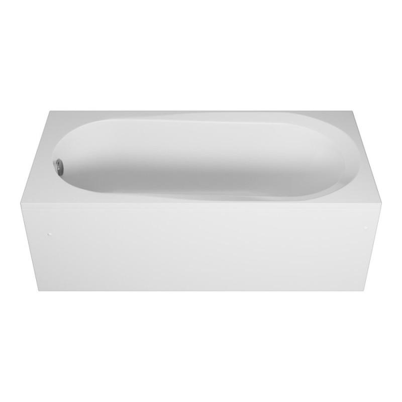 Ванна акриловая Vincea VBT-2B150-FR, 150 x 70 см, с каркасом, белая