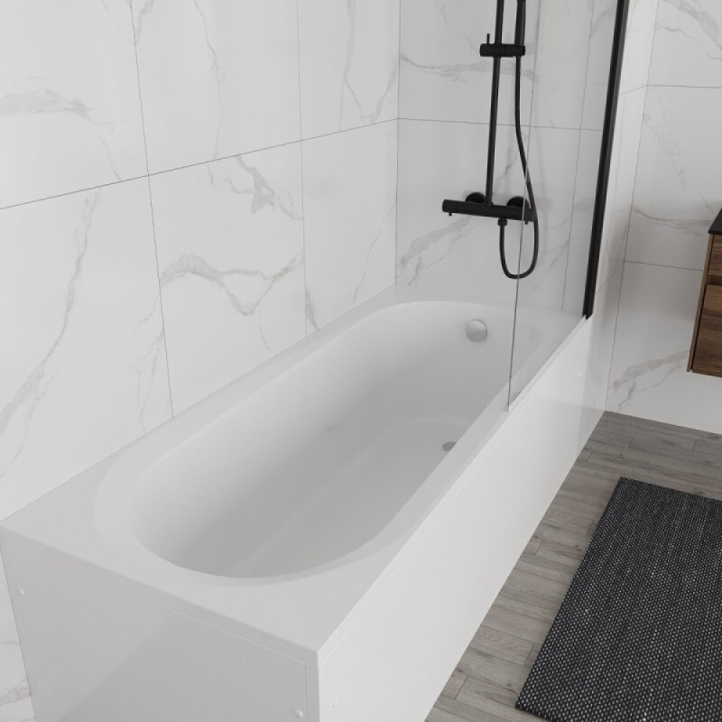 Ванна акриловая Vincea VBT-2B170, 170 x 70 см, без опоры, белый