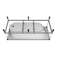 Ванна акриловая Vincea VBT-2B170-FR, 170 x 70 см, белая