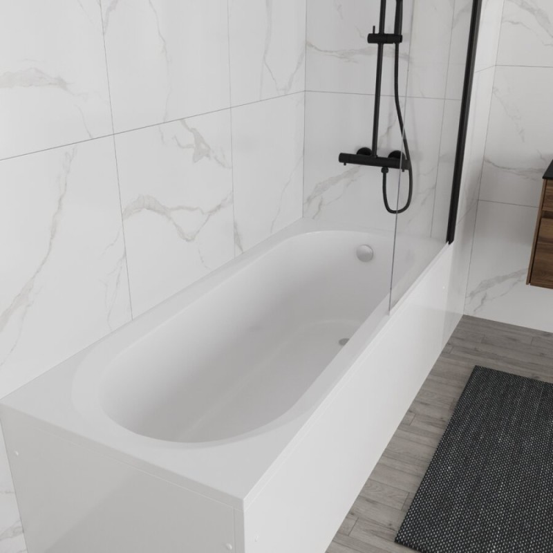 Ванна акриловая Vincea VBT-2B170-FR, 170 x 70 см, белая