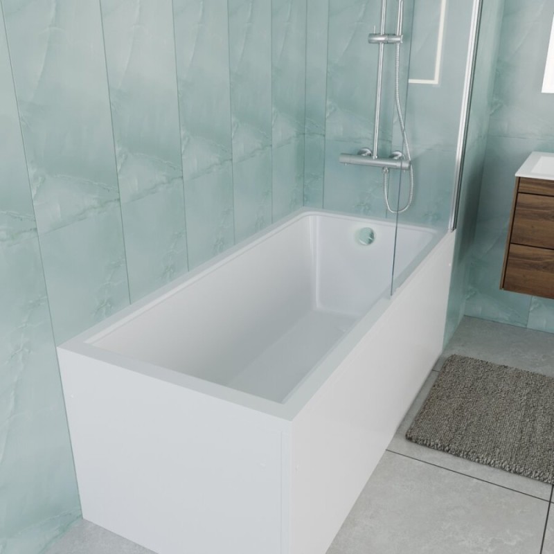 Ванна акриловая Vincea VBT-2G150-FR, 150 x 70 см, белая