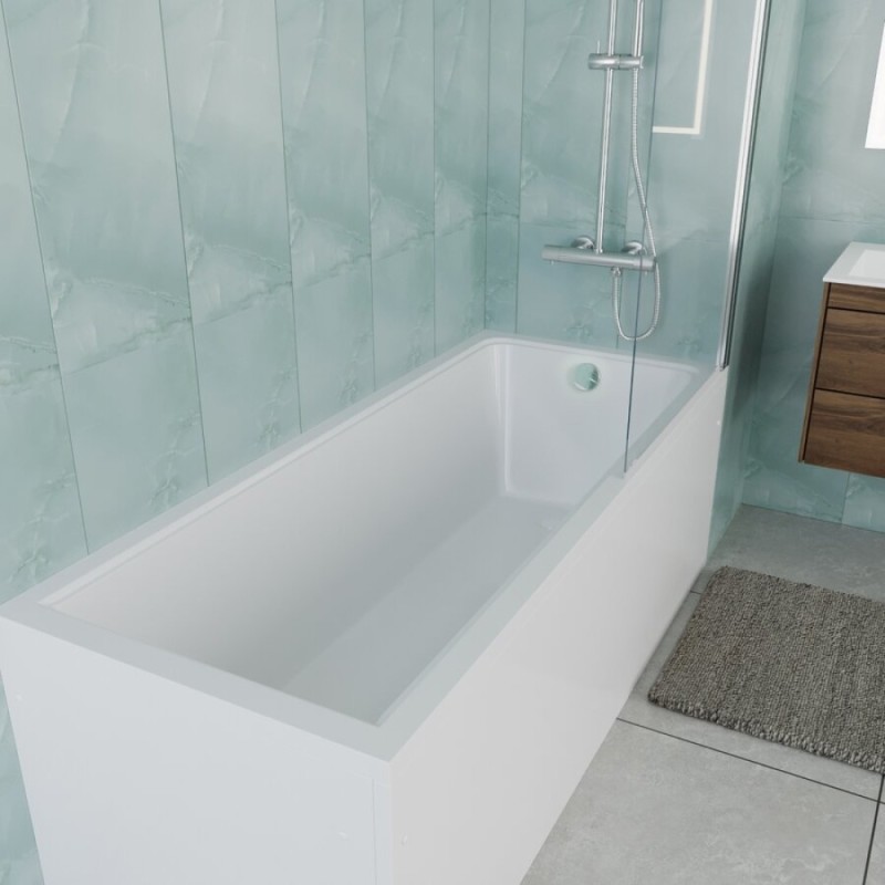 Ванна акриловая Vincea VBT-2G170-FR, 170 x 70 см, белая