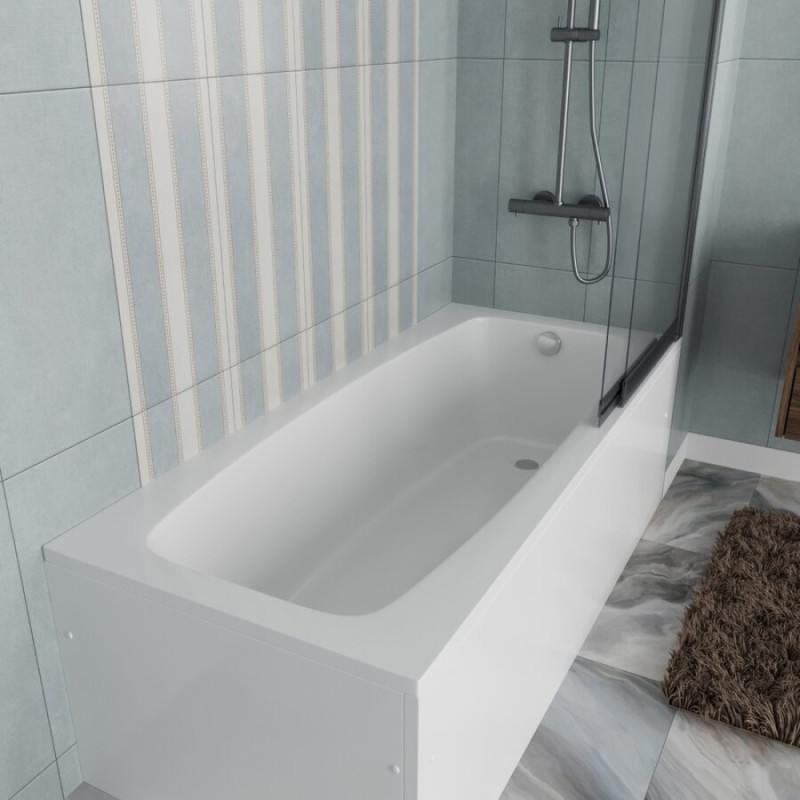 Ванна акриловая Vincea VBT-2S170-FR, 170 x 75 см, белая