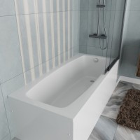Ванна акриловая Vincea VBT-2S170-LG, 170 x 75 см, белая