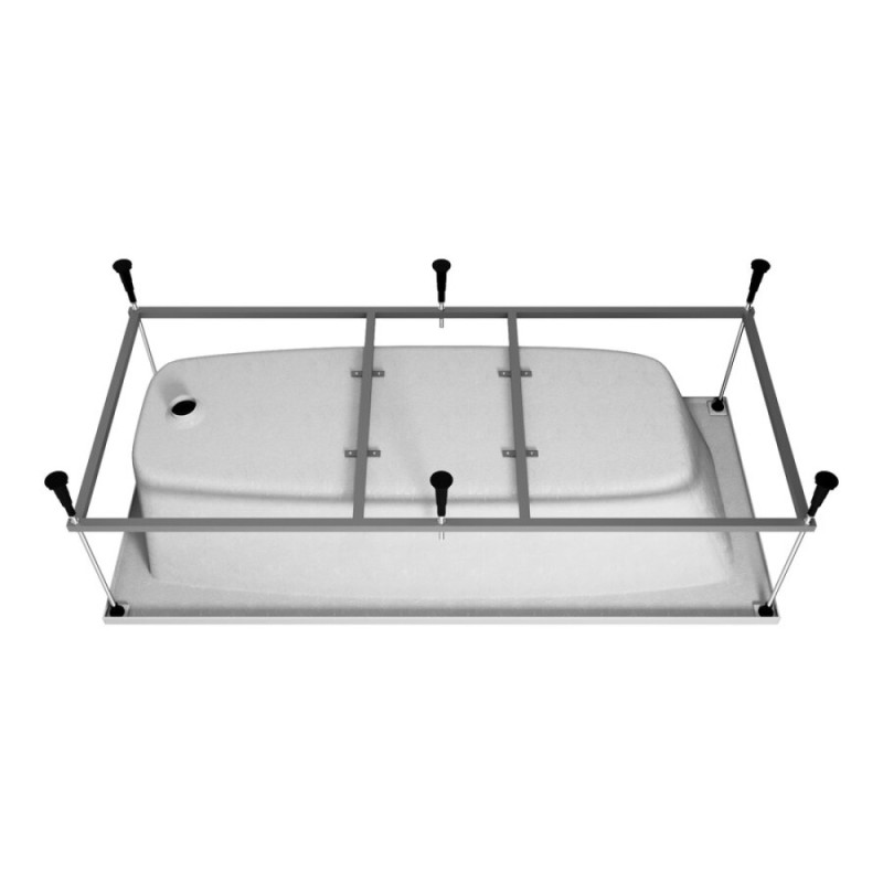 Ванна акриловая Vincea VBT-2S180-FR, 180 x 80 см, белая
