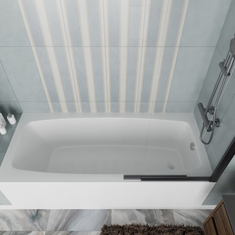 Ванна акриловая Vincea VBT-2S180-FR, 180 x 80 см, белая