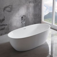 Ванна акриловая Vincea VBT-405-1500, 150 x 75 см, щелевой перелив, цвет белый