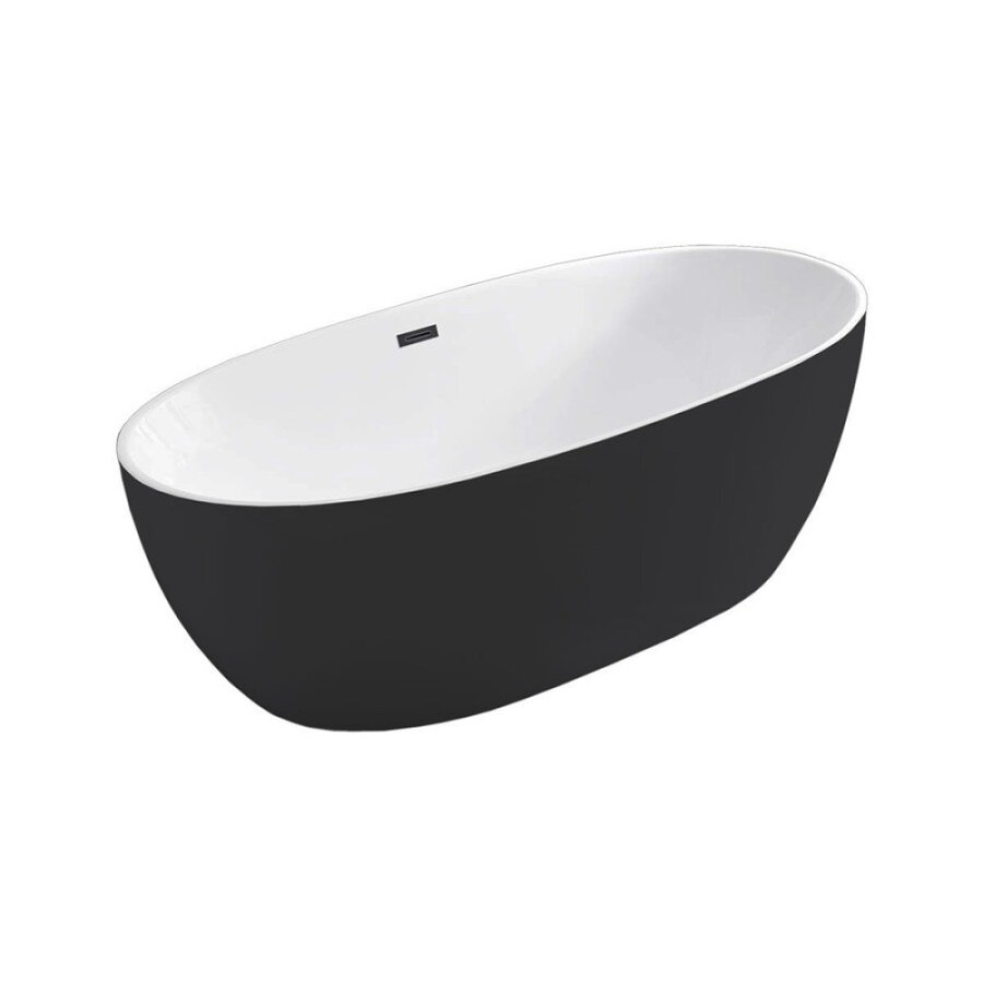 Ванна акриловая Vincea VBT-405-1700MB, 170 x 80 см, слив-перелив в комплекте, черный матовый