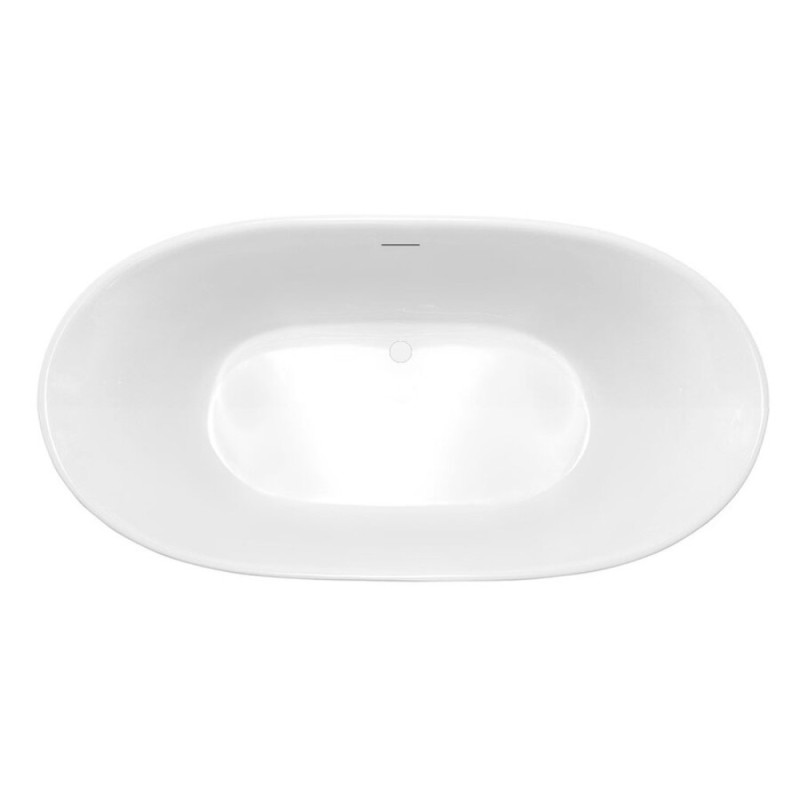 Ванна акриловая Vincea VBT-408-1600 белая 160 x 81.5 см, щелевой перелив