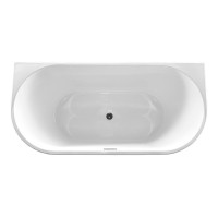 Ванна акриловая Vincea 170 x 80 см, слив-перелив в комплекте, белый матовый, VBT-421-1700MW
