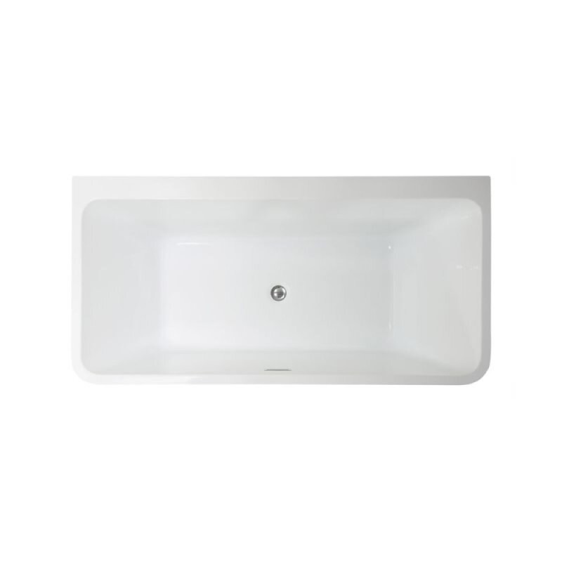 Ванна акриловая Vincea VBT-425-1700, 170 x 80 см, щелевой перелив