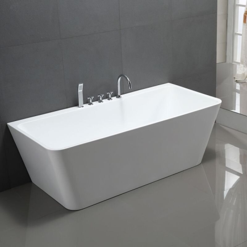 Ванна акриловая Vincea VBT-425-1700, 170 x 80 см, щелевой перелив