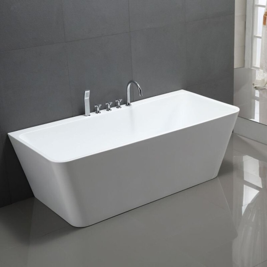 Ванна акриловая Vincea VBT-425-1700, 170 x 80 см, щелевой перелив