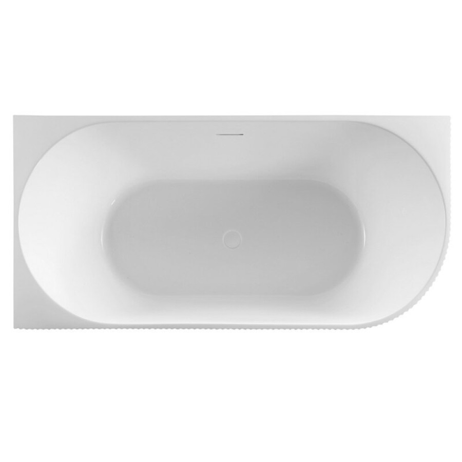 Ванна акриловая Vincea VBT-428-1700L/VBT-428-1700R, 170 x 80 см, слив-перелив в комплекте, левая/правая, цвет белый