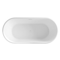 Ванна акриловая Vincea VBT-4291-1700, 170 x 80 см, щелевой перелив, цвет белый