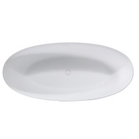 Ванна из искусственного камня Vincea VBT-4S01MW, 170 x 76 см, слив-перелив в комплекте, белый матовый