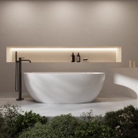 Акриловая ванна Vincea VBT-601-1600, 160 x 85 см, цвет белый