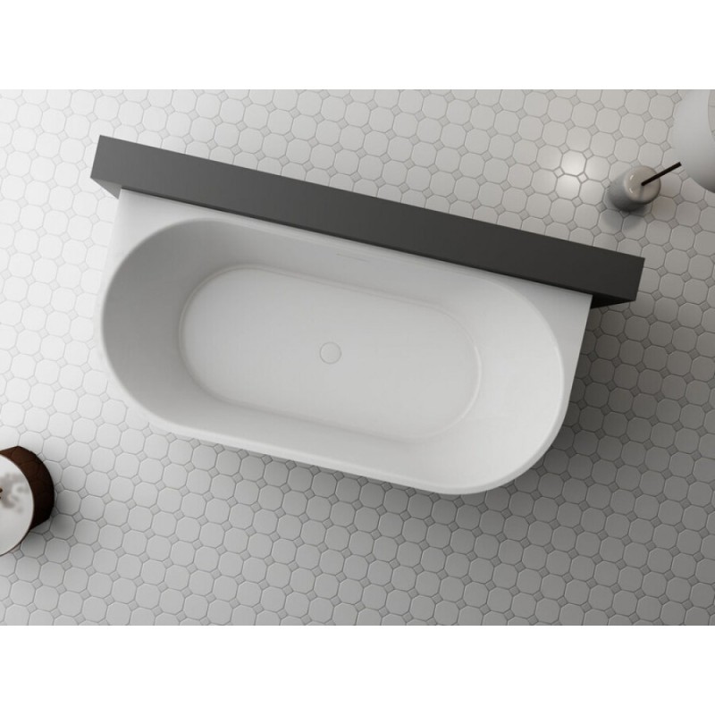 Ванна акриловая Vincea 170 x 80 см, слив-перелив в комплекте, цвет белый, VBT-621