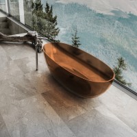 Ванна Vincea VBT-6T01BR, 170 x 75 см, искусственный камень, цвет янтарь