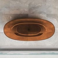 Ванна Vincea VBT-6T01BR, 170 x 75 см, искусственный камень, цвет янтарь