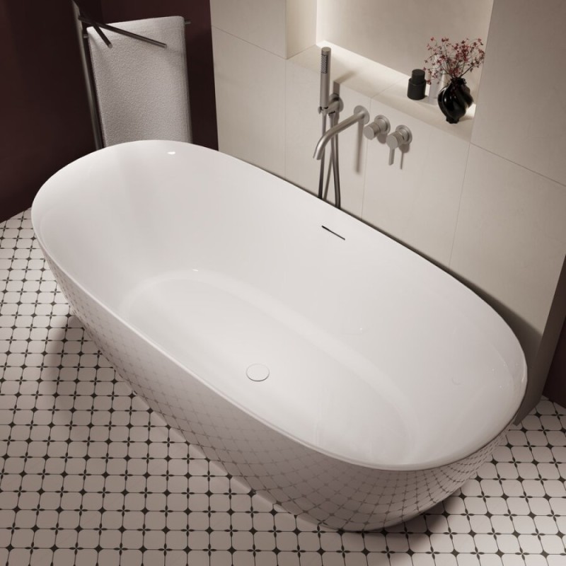 Ванна акриловая Vincea VBT-708-1600, 160 x 80 см, белая