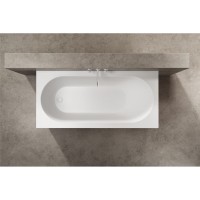 Ванна из искусственного камня Vincea VBT-8SB1-1700, 1700*750*470, встраиваемая, белая матовая