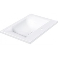 Раковина Vincea VCB-3M600W, 60 см, искусственный камень, цвет белый