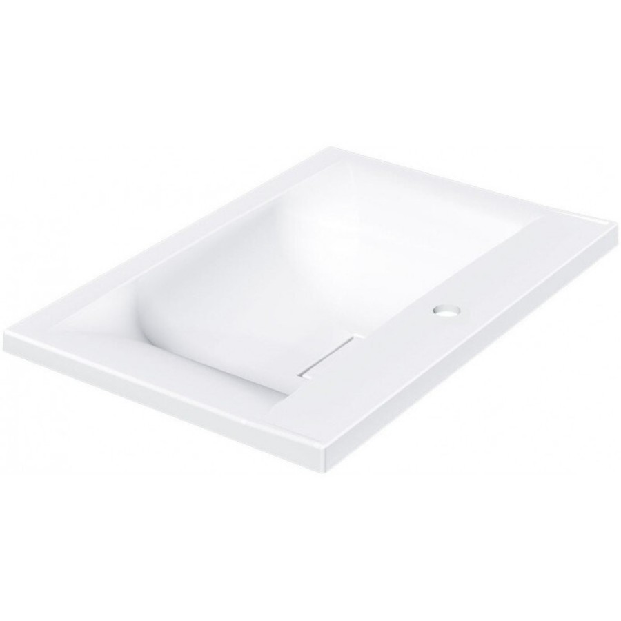 Раковина Vincea VCB-3M600W, 60 см, искусственный камень, цвет белый