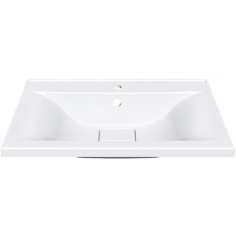 Раковина Vincea VCB-3M600W, 60 см, искусственный камень, цвет белый