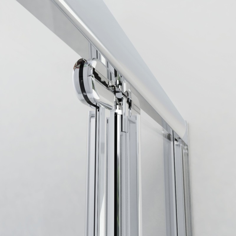 Душевая дверь Vincea Garda VDB-1G800CH, 80 см, складная, стекло шиншилла, хром