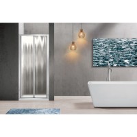 Душевая дверь Vincea Garda VDB-1G800CH, 80 см, складная, стекло шиншилла, хром