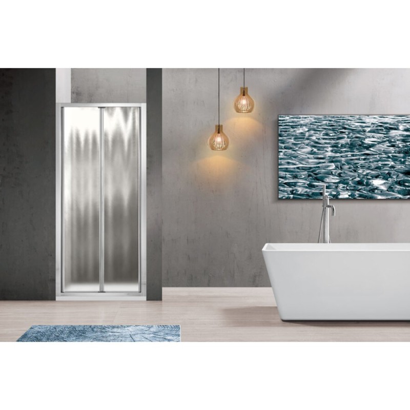 Душевая дверь Vincea Garda VDB-1G900CH, 90 см, складная, стекло шиншилла, хром