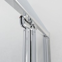 Душевая дверь Vincea Garda VDB-1G900CL, 90 см, складная, стекло прозрачное, хром