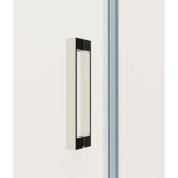 Душевая дверь Vincea Extra VDP-1E, 100/110 см, распашная, стекло тонированное, профиль черный, VDP-1E1011CGB