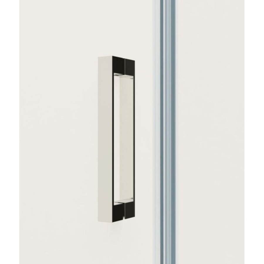 Душевая дверь Vincea Extra VDP-1E, 100/110 см, распашная, стекло тонированное, профиль черный, VDP-1E1011CGB