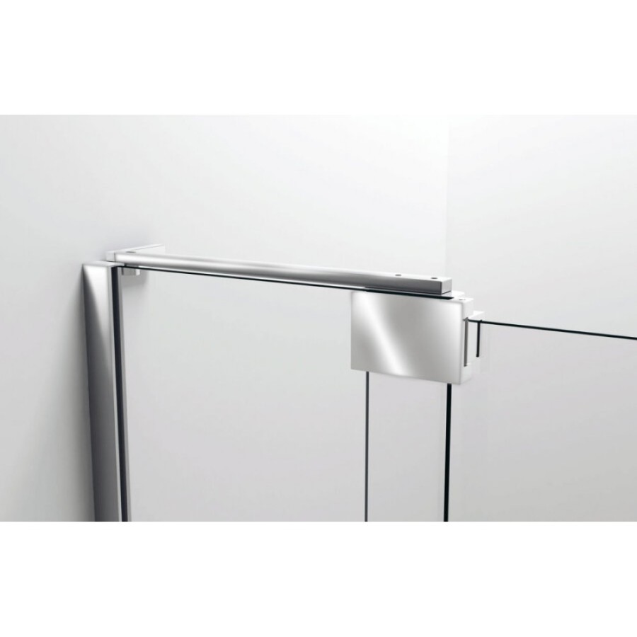 Душевая дверь Vincea Extra VDP-1E, 100/110 см, распашная, стекло прозрачное, профиль черный, VDP-1E1011CLB