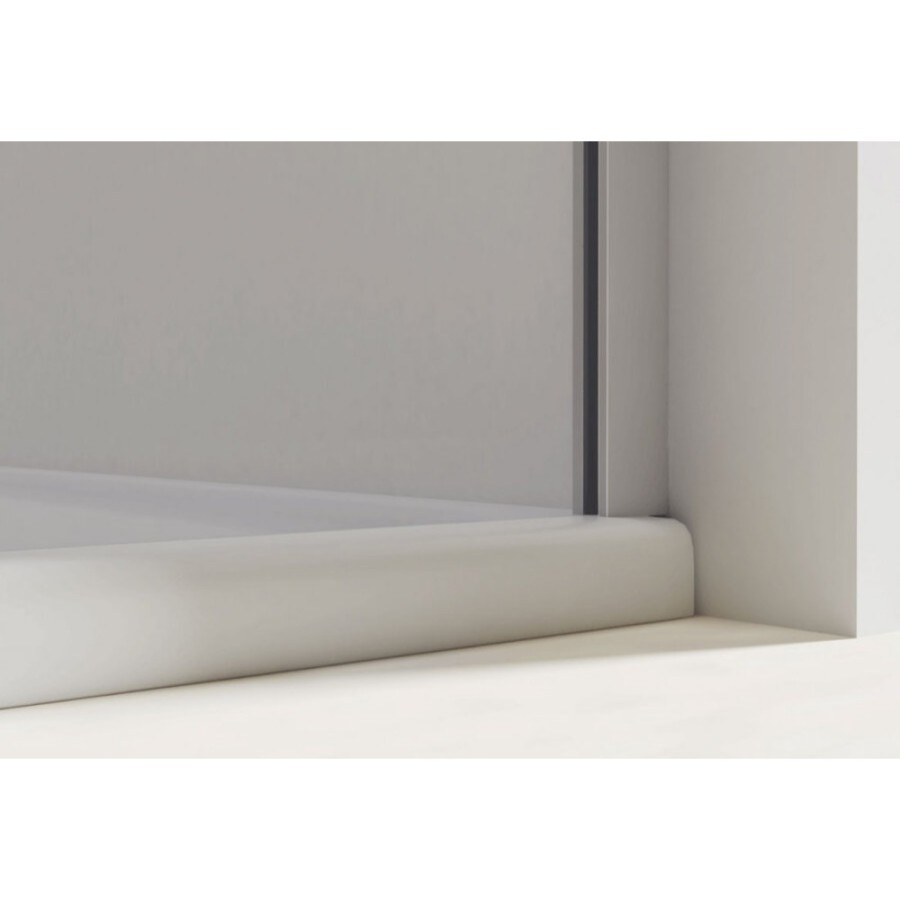 Душевая дверь Vincea Extra VDP-1E, 100/110 см, распашная, стекло прозрачное, профиль черный, VDP-1E1011CLB