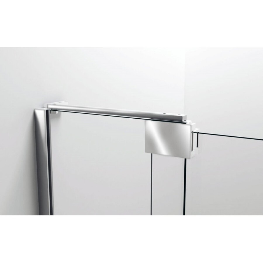 Душевая дверь Vincea Extra VDP-1E 110/120 см распашная, стекло прозрачное, профиль черный, VDP-1E1112CLB