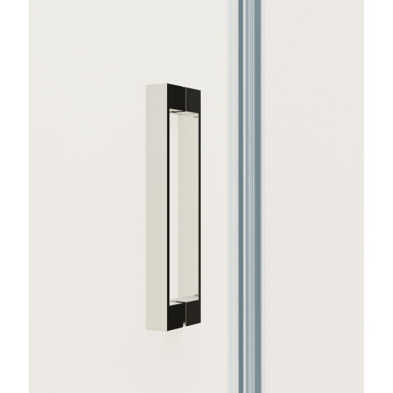 Душевая дверь Vincea Extra VDP-1E 80/90 см распашная, стекло тонированное, черный, VDP-1E8090CGB