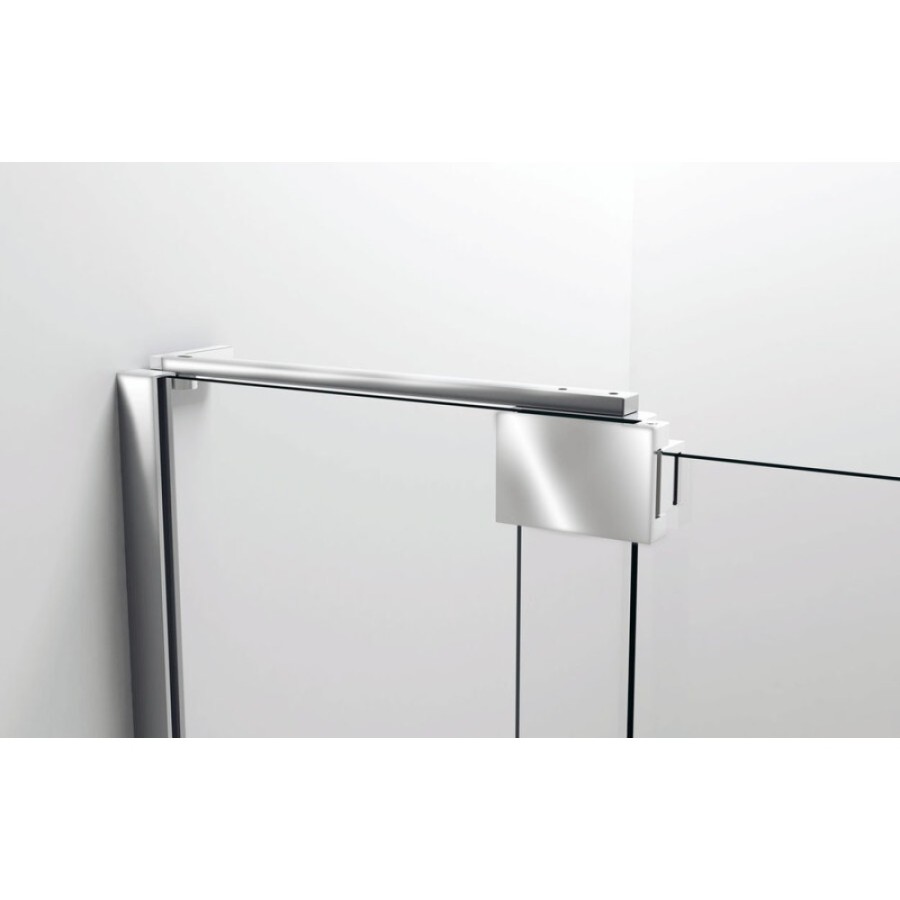 Душевая дверь Vincea Extra VDP-1E, 80/90 см, распашная, стекло прозрачное, профиль хром, VDP-1E8090CL