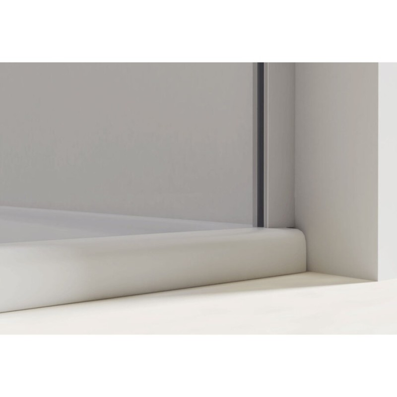 Душевая дверь Vincea Extra VDP-1E, 80/90 см, распашная, стекло прозрачное, профиль хром, VDP-1E8090CL