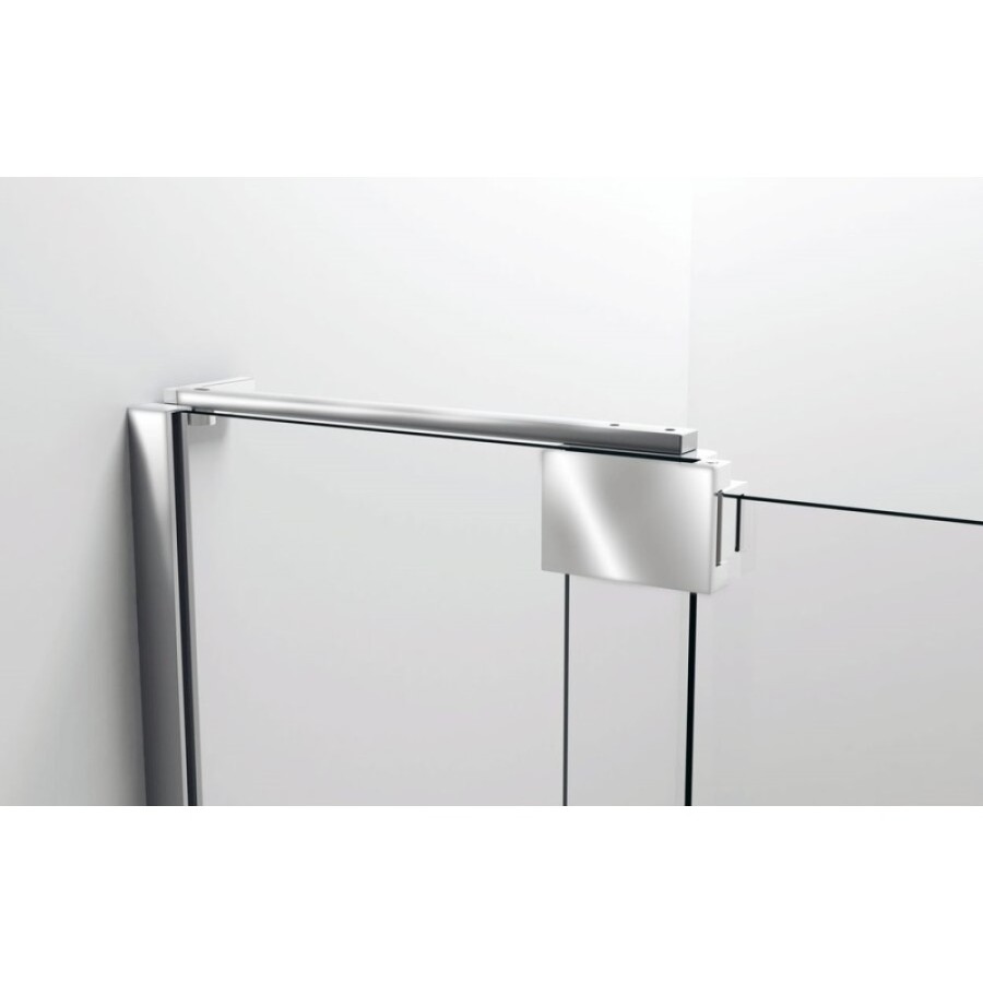 Душевая дверь Vincea Extra VDP-1E 90/100 см распашная, стекло тонированное, профиль черный, VDP-1E9010CGB