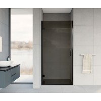 Душевая дверь Vincea Flex VDP-1F 90 см распашная, стекло тонированное, черный, VDP-1F900CGB