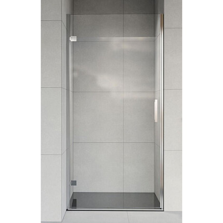 Душевая дверь Vincea Flex VDP-1F 90 см распашная, стекло прозрачное, хром, VDP-1F900CL