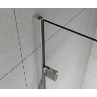 Душевая дверь Vincea Flex VDP-1F 90 см распашная, стекло прозрачное, хром, VDP-1F900CL