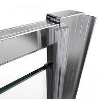 Душевая дверь Vincea Intra VDP-1I8090CL, 80/90 см, распашная, стекло прозрачное, хром
